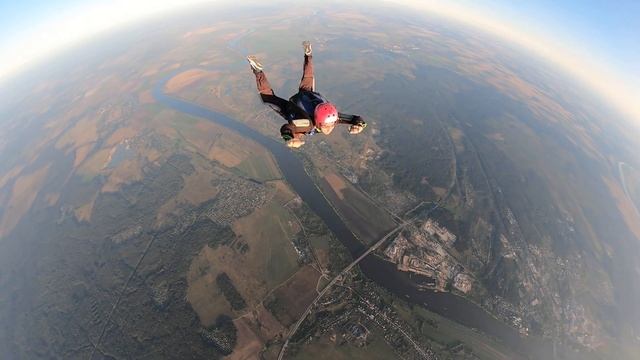 Skydive. AFF level 6. Salto fail, instructor saved. Kolomna смотреть онлайн