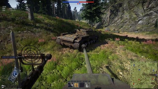 Tank Duels: IS-2 vs. Panther (Simulator Battles) - WAR THUNDER + The best game in WT I've ever had смотреть онлайн