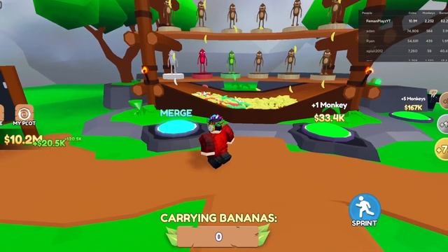 How To Get Unlimited Bananas And Money In Roblox Monkey Tycoon... смотреть онлайн