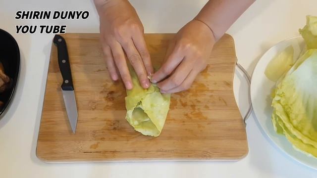 Мясо в капусте,Карам кабоб,Hali bunaqasini ko'rmagansiz...Shirin dunyo смотреть онлайн