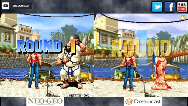 The King of Fighters 98 Neo Geo VS Sega Dreamcast смотреть онлайн