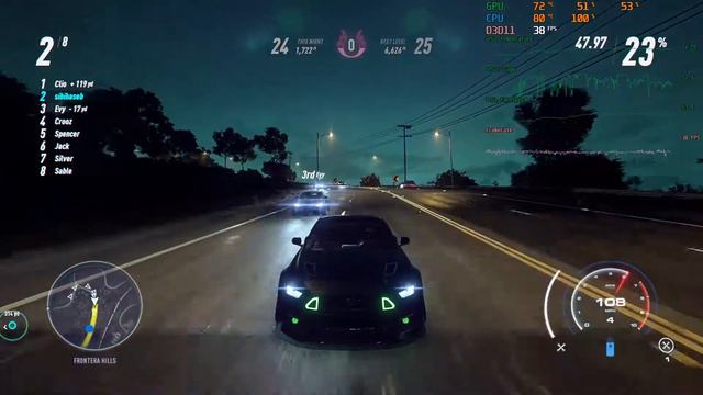 NFS Heat Gameplay on GTX 1660 Super смотреть онлайн