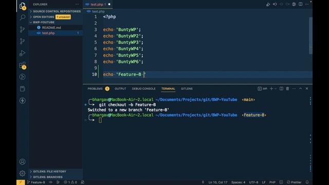How to create a branch in GIT? | Part-2 | Beginners Tutorial | S1E06 смотреть онлайн