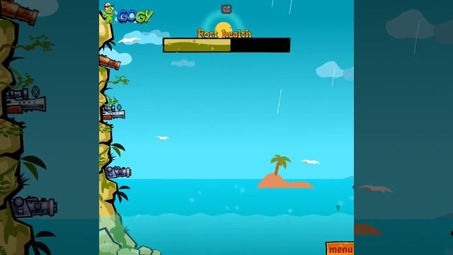 Новая крепость и новые пушки Awesome pirates прохождение #2 Флеш игра про пиратов! морской бой смотреть онлайн