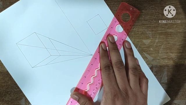 1 Point Perspective (Cube) Drawing for Beginners смотреть онлайн