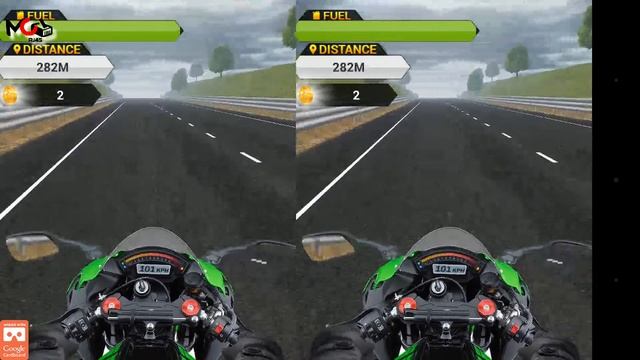 VR Traffic Bike Racer | Google Cardboard Card смотреть онлайн