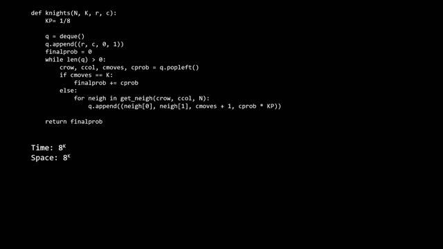 Coding Interview Problem - Knight Probability in Chessboard смотреть онлайн