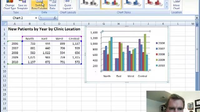 Excel Video 98 Changing Plot Order смотреть онлайн
