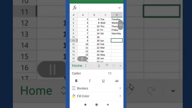 How to operate MS Excel in Android Mobile, Part - 02 смотреть онлайн