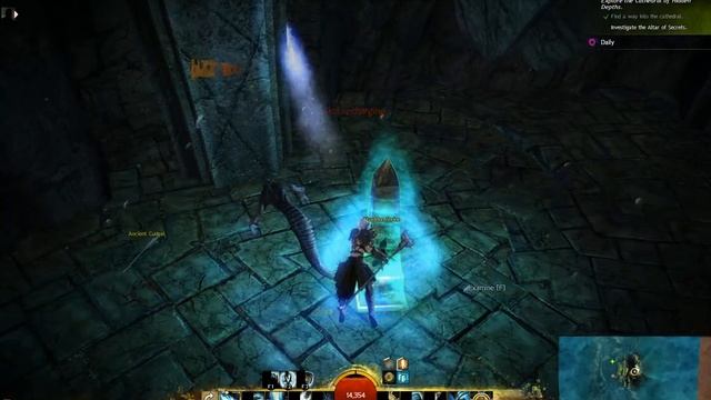 Guild Wars 2 - Guardian - Investigate - Cathedral of Hidden Depths смотреть онлайн