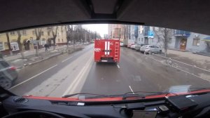 Выезд на пожар, как пропускают пожарных @vladdavid1977