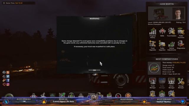 ?ETS 2 LIVE | Multiplayer | Convay | road to 500 sub смотреть онлайн