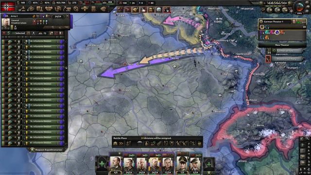 Hearts of Iron 4 Road To 56 German Reich Longplay смотреть онлайн