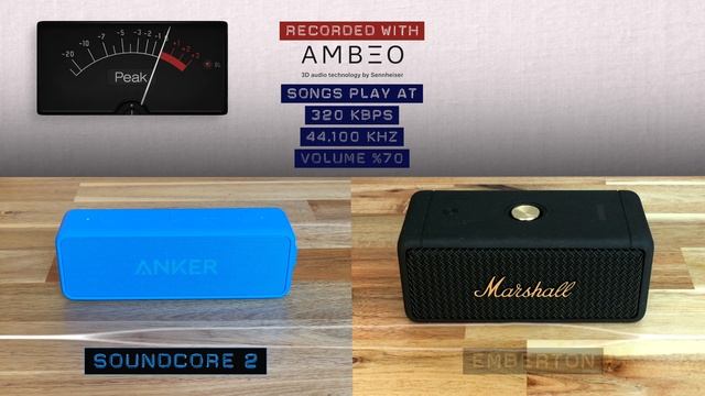Anker Soundcore 2 vs. Marshall Emberton. смотреть онлайн