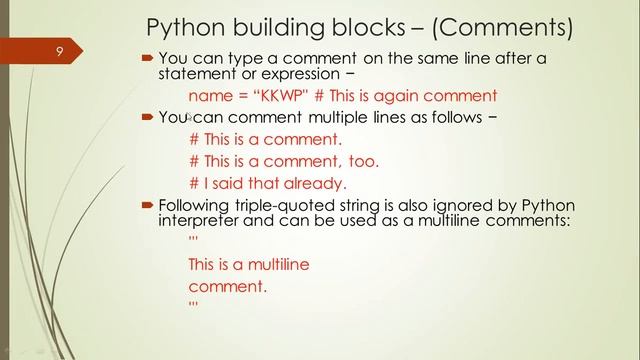 Introduction and Syntax of Python Program Part II смотреть онлайн