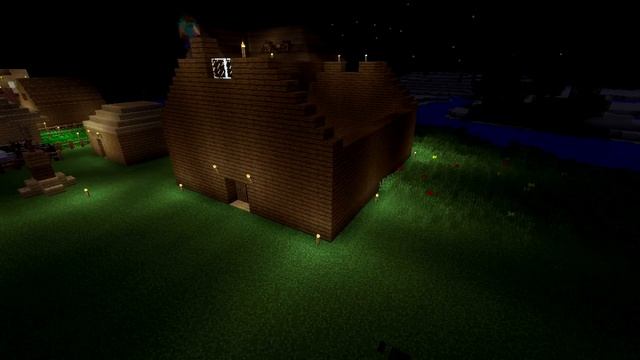 Minecraft.Постройка Помещения для Коров и Овец смотреть онлайн