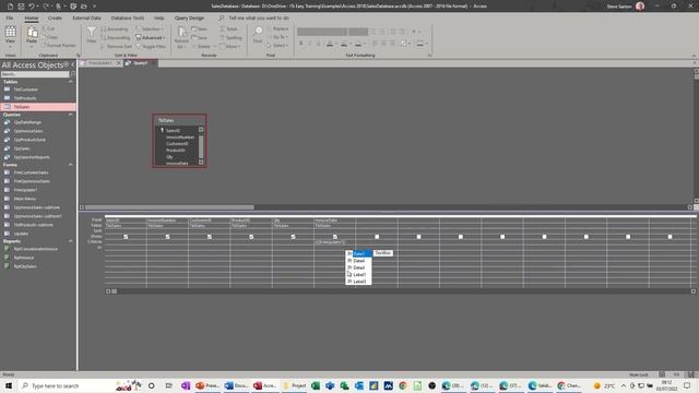 How to create a date range form in Microsoft Access смотреть онлайн