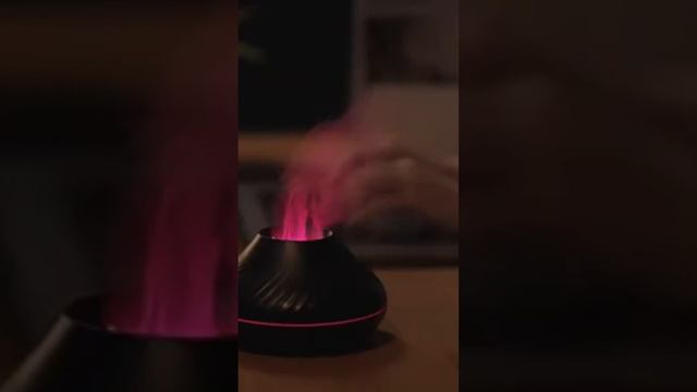Kinscoter OEM Volcano Flame Humidifier Led Color Flame Effect For Hotel Home смотреть онлайн