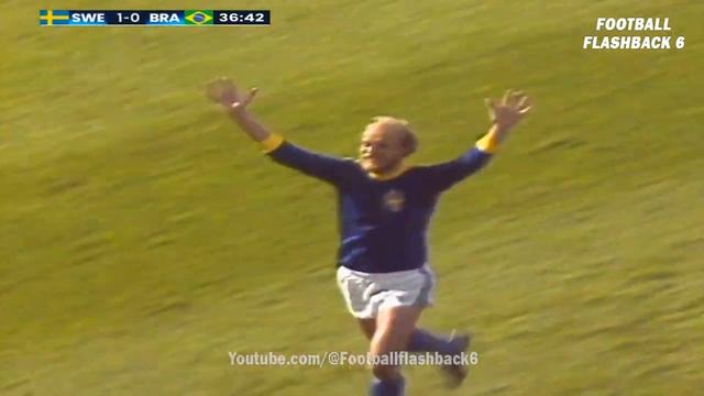 гол Шёберга в матче Бразилия-Швеция на ЧМ-78 смотреть онлайн