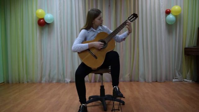 Екатерина Хорева (рук. Баскаков С.С.) - Лодка на реке смотреть онлайн