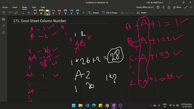 LeetCode 171 : Excel Sheet Column Number || EASY || JAVA || Detailed Solution смотреть онлайн
