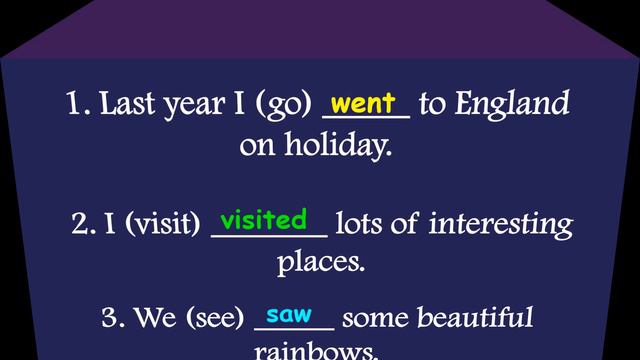 Simple Past Tense смотреть онлайн