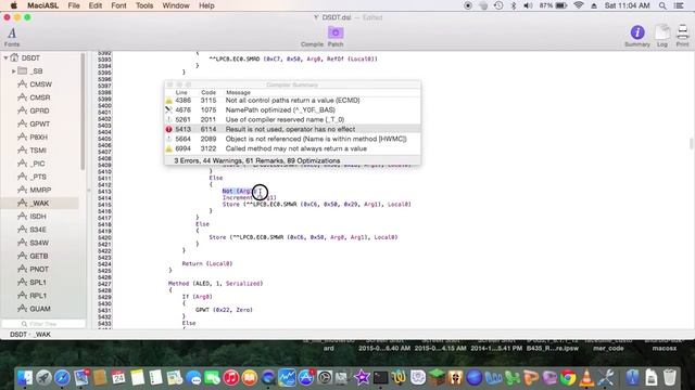 How To Fix Code 6114 Result Not Used Operator Has No Effect DSDT смотреть онлайн