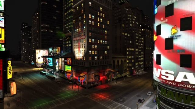 Живые обои - GTA IV (Ночной город) смотреть онлайн