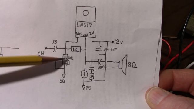 Class A audio amplifier using the LM317 voltage regulator IC смотреть онлайн