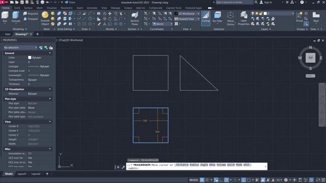 AutoCAD How To Measure Distance Tutorial смотреть онлайн