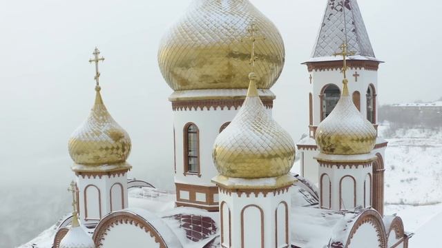 Красноярск с высоты. Зима. -30°С. 4K смотреть онлайн