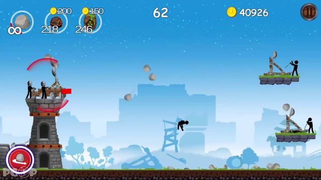 BOUBLE CATAPULT Upgrade Maximum Level 11 | The Catapult Stickman Gameplay PART 3 смотреть онлайн