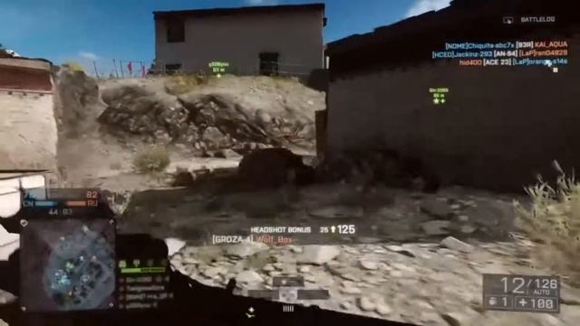 GROZA 4 KILLING MACHINE| Battlefield 4 Gameplay смотреть онлайн