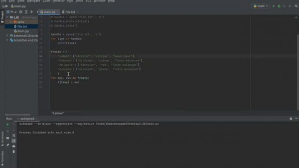 Read and write data type from files | Python3