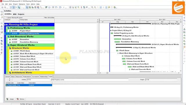 How to Create Assign and filter Activity Codes in Primavera P6 | Activity codes for schedule P6 | смотреть онлайн