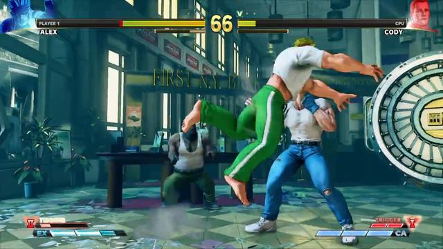 STREET FIGHTER V Alex vs Cody смотреть онлайн