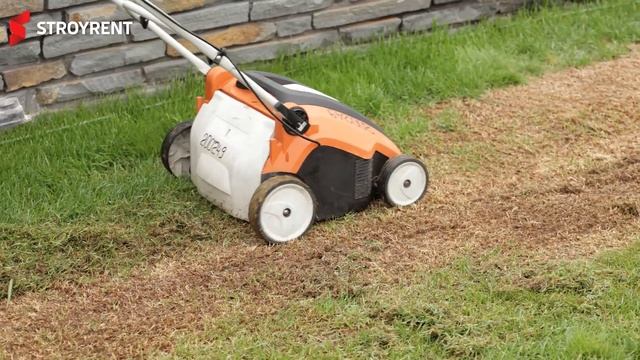 Обзор аэратора-скарификатора STIHL RLE 240 смотреть онлайн