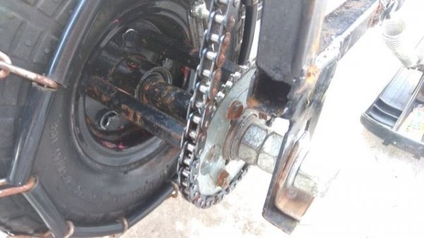 Снегокат с двигателем