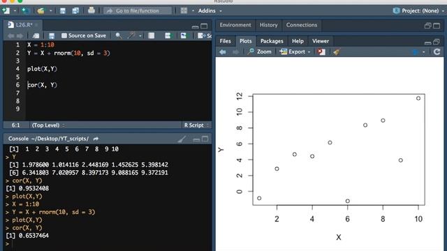 Pearson and Spearman Correlation in R смотреть онлайн
