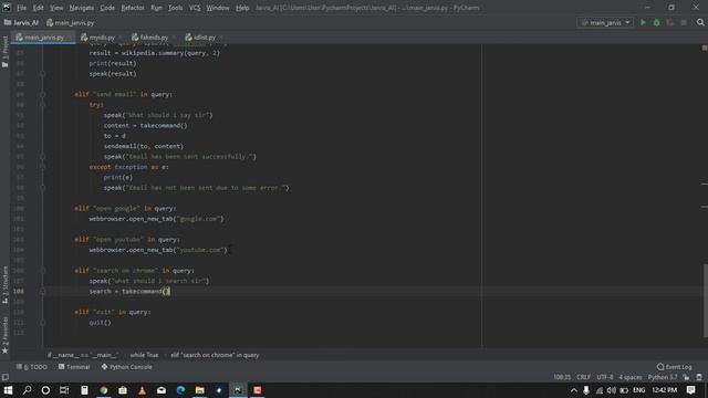 Search on browser with Jarvis |(in Hindi) Learn to create J.A.R.V.I.S. | Python | Part 11 смотреть онлайн