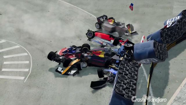 F2 Huge Pile Up at Macau | BeamNG Drive смотреть онлайн