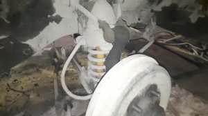 газ 2410 - снятие передней подвески