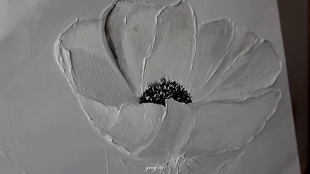 How to paint a flower with acrylic paints, Acrylic painting for beginners смотреть онлайн