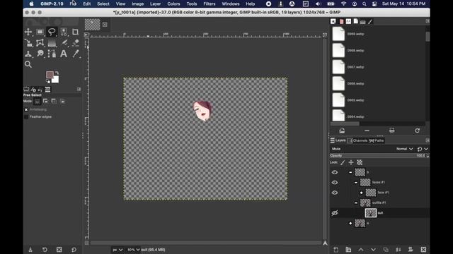 How to extract sprites for Student Transfer using Gimp смотреть онлайн