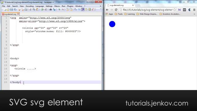 SVG - The Svg Element