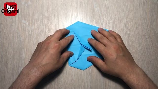 Оригами акула. Origami shark. Фигурка оригами с подробными комментариями на русском языке. смотреть онлайн