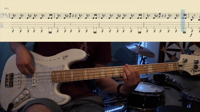 Home: We're Finally Landing - Bass Cover with Bass Tab смотреть онлайн