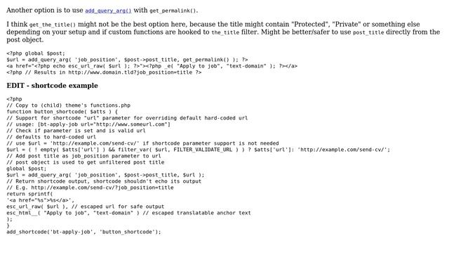 Wordpress: Add post title as a link parameter (3 Solutions!!) смотреть онлайн