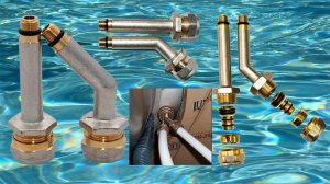 Надёжный способ подключения смесителя к водопроводу. Гибкая подводка Штуцер с фитингом металлопласти