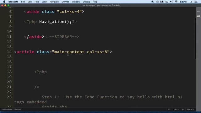 PHP Course 7- Practice Section 1 смотреть онлайн
